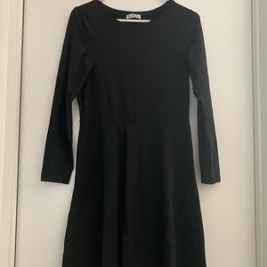 Long sleeve flare dress
